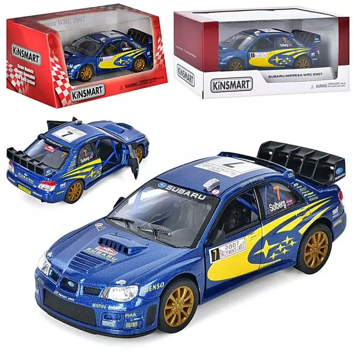 Машина метал. Subaru Impreza WRC KT5328W оптом